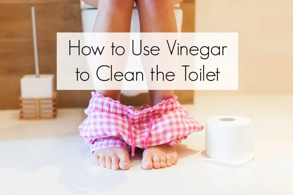 Use vinegar to clean your toilet! It's nontoxic and natural. Costs just pennies! And it's was easier than you might think. This green cleaning hack deserves to be a part of your cleaning routine.
