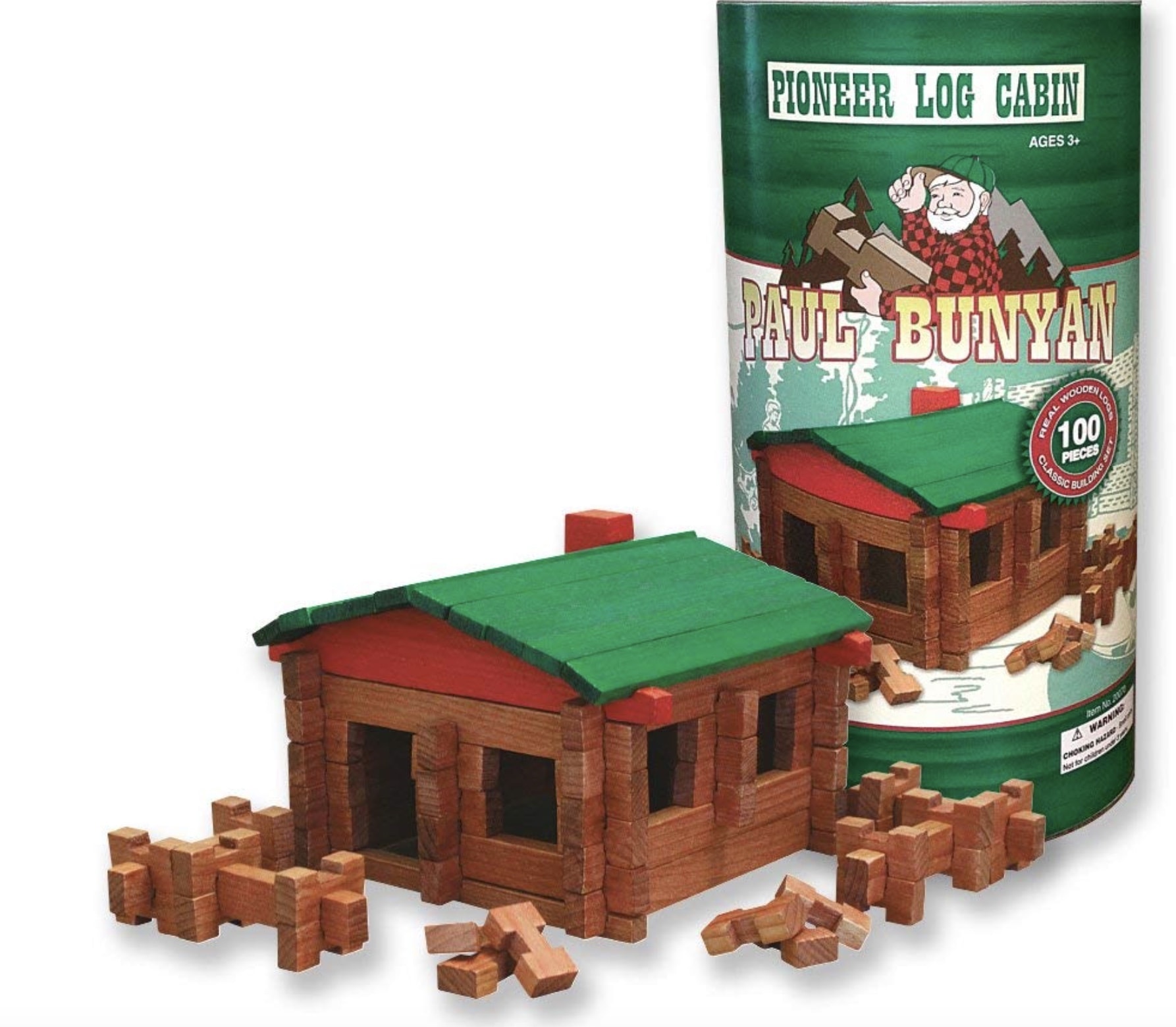 Roy Toy Wooden Log Sets: Like Lincoln Logs But Made in the USA - Get Green  Be Well