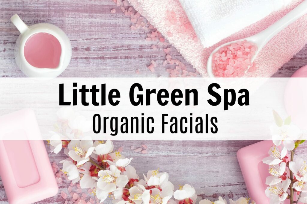 spa facial ingredients on wooden background
