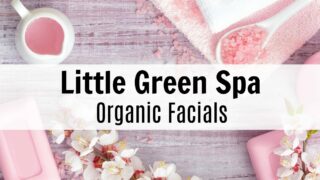 spa facial ingredients on wooden background