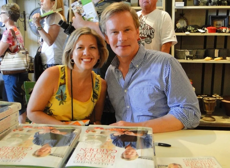 Kim and P. Allen Smith at Book Signing on Moss Mountain Farm in Arkansas