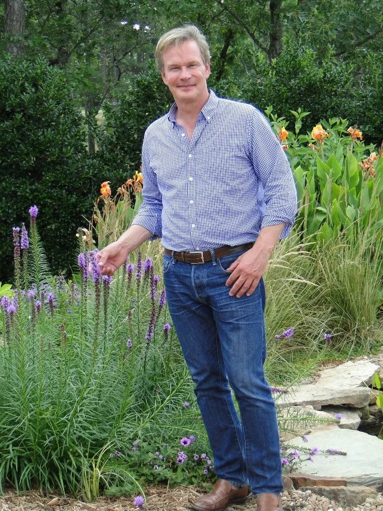 P. Allen Smith in His Garden At Moss Mountain Farm Arkansas