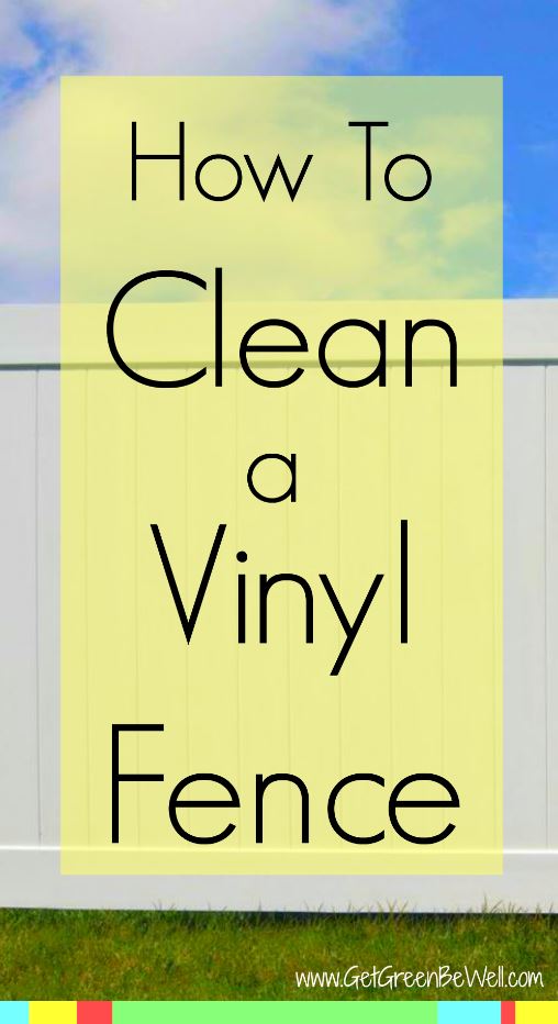 How to easily clean a white vinyl fence. The one natural product that will remove dirt, mold, mildew and grime from your backyard fencing. Try it right not and see how it works! You probably already have this ingredient in your kitchen!