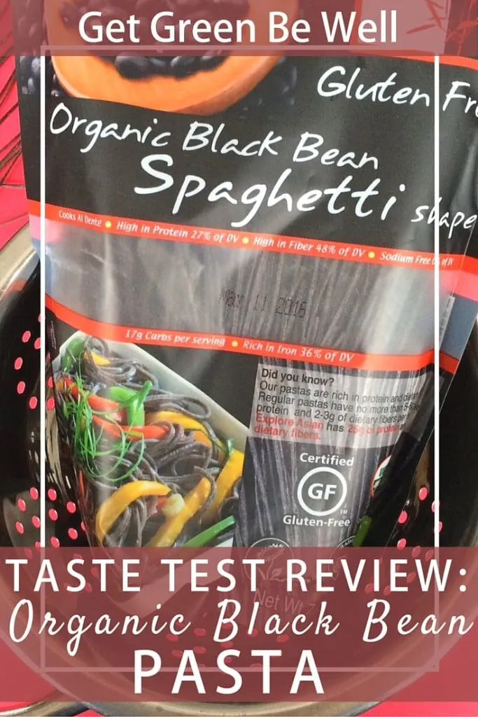 organic black bean pasta spaghetti gluten free carb