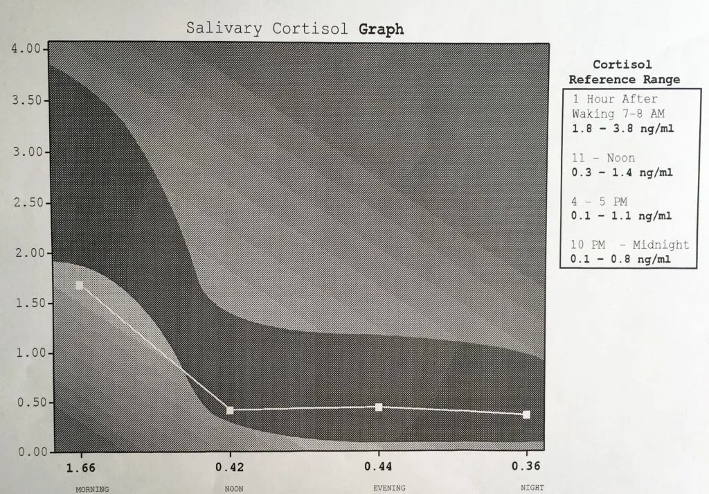 Hormonal Hell Blood Work Test Results Cortisol