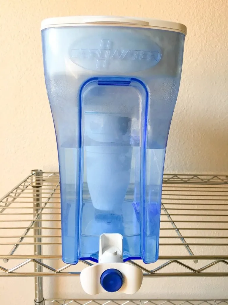 ZeroWater 30 cup water filter pitcher with spout
