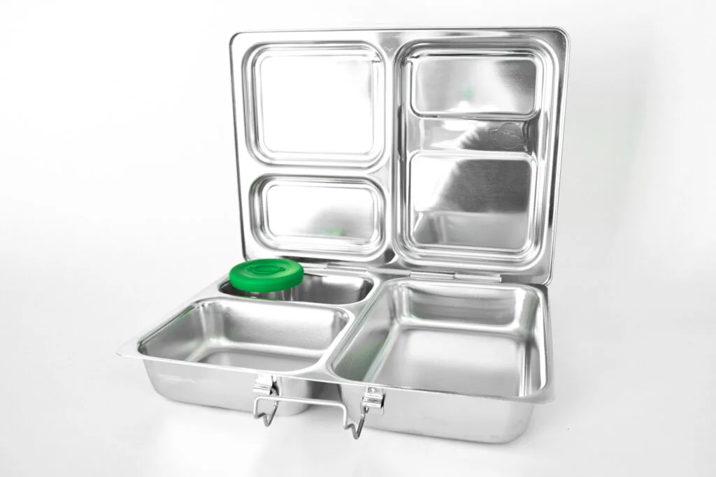 stainless steel lunchbox with compartments