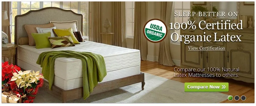 Organic mattress with a money back guarantee! Don't be afraid of commitment anymore! Try out a non-toxic, natural mattress with no fear - and get better sleep!