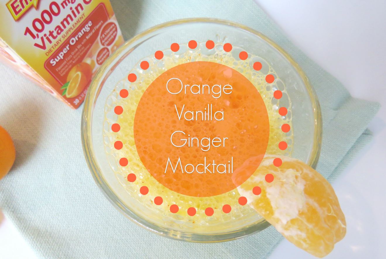 Orange Vanilla Ginger Mocktail Recipe
