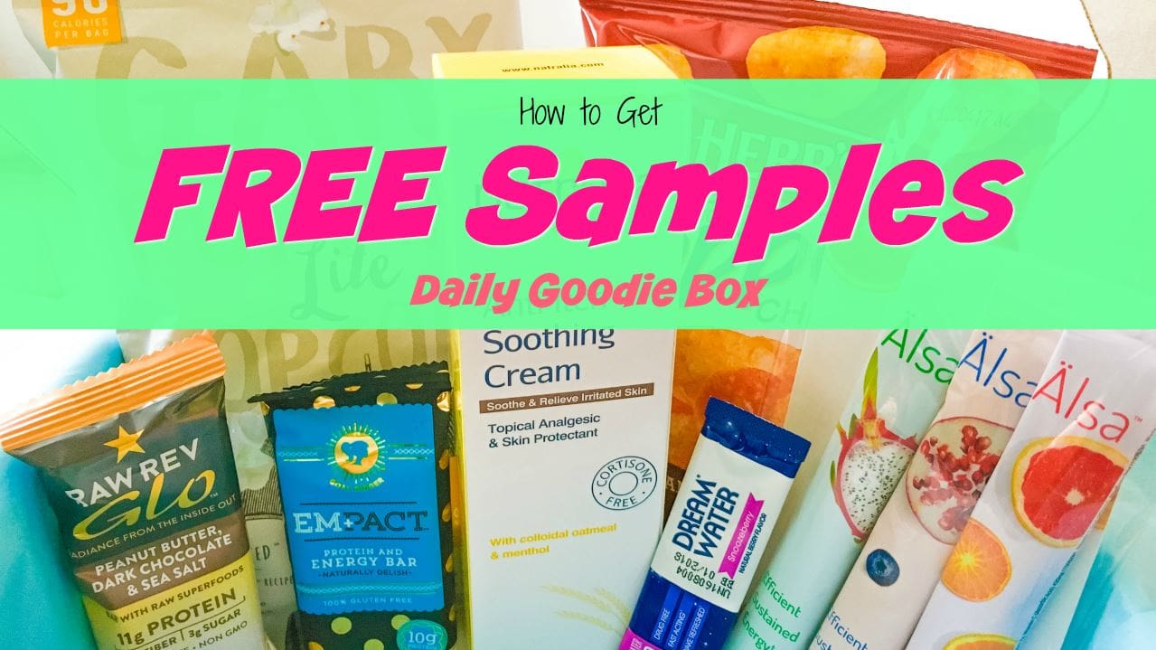 Daily Goodie Box Review FREE Samples Get Green Be Well