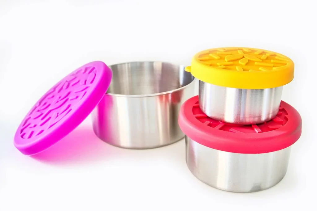 Hot Sale Reusable Snack Food Container Metal Food Storage