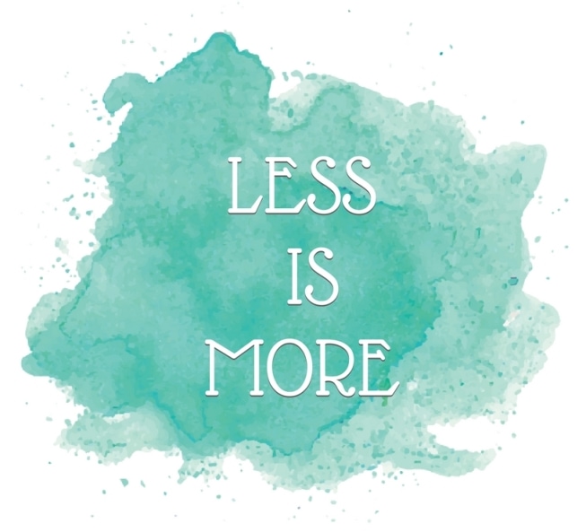 Less is More quote free minimalism printable 