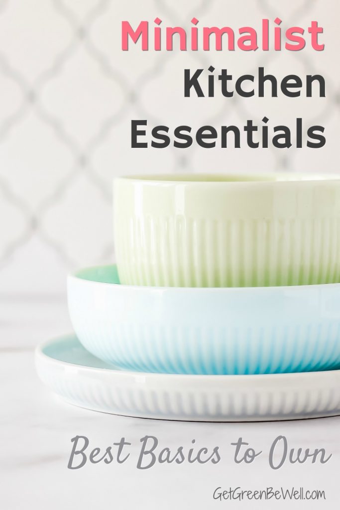 ceramic bowls stacked on kitchen counter