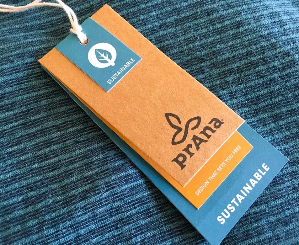 prana Paulina organic cotton dress tags balsam blue color