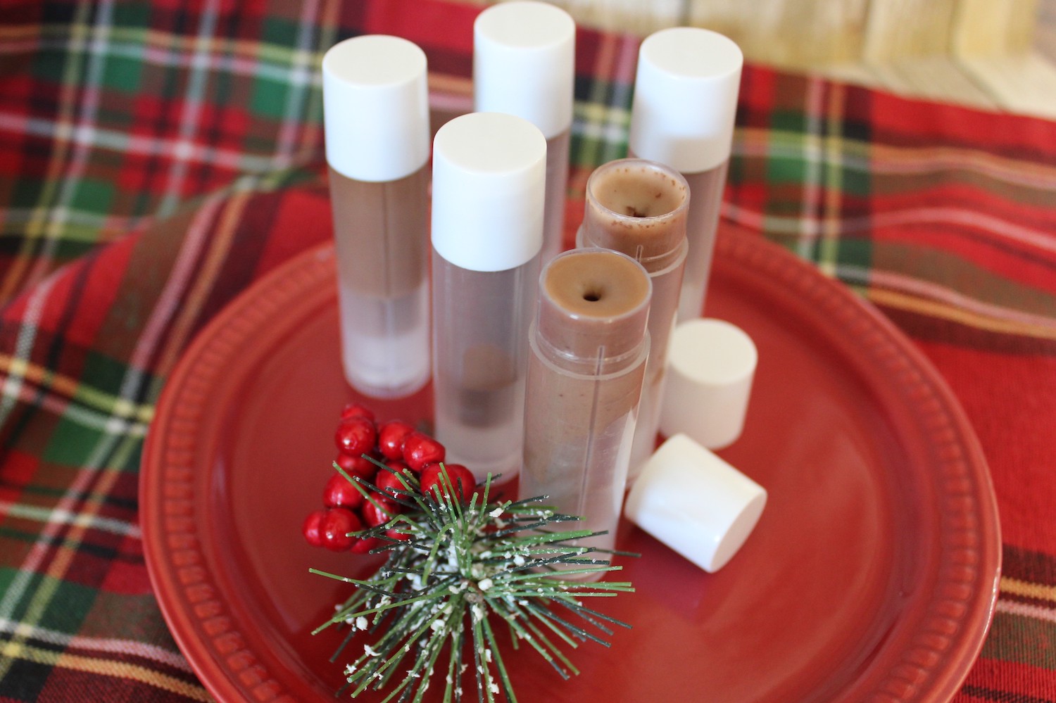 Homemade Chocolate Mint Lip Balm