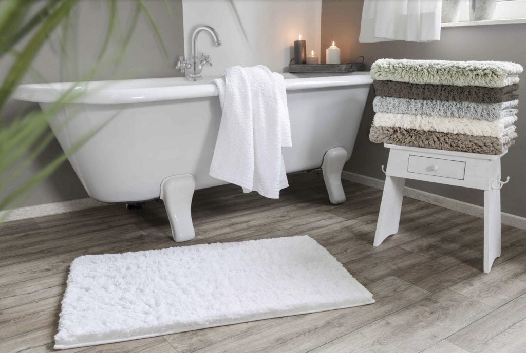 Asheville Organic Cotton Non-Slip Bath Rug