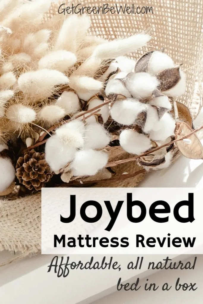 cotton plants for all natural material mattress Joybed review