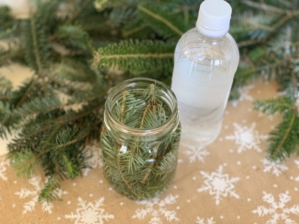 pine scented vinegar DIY