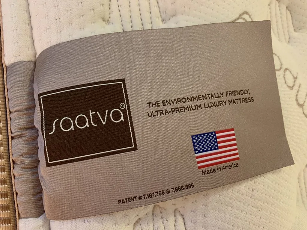 Saatva mattress tag eco friendly materials