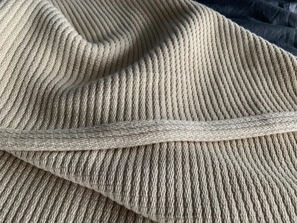 grund america organic cotton throw blanket