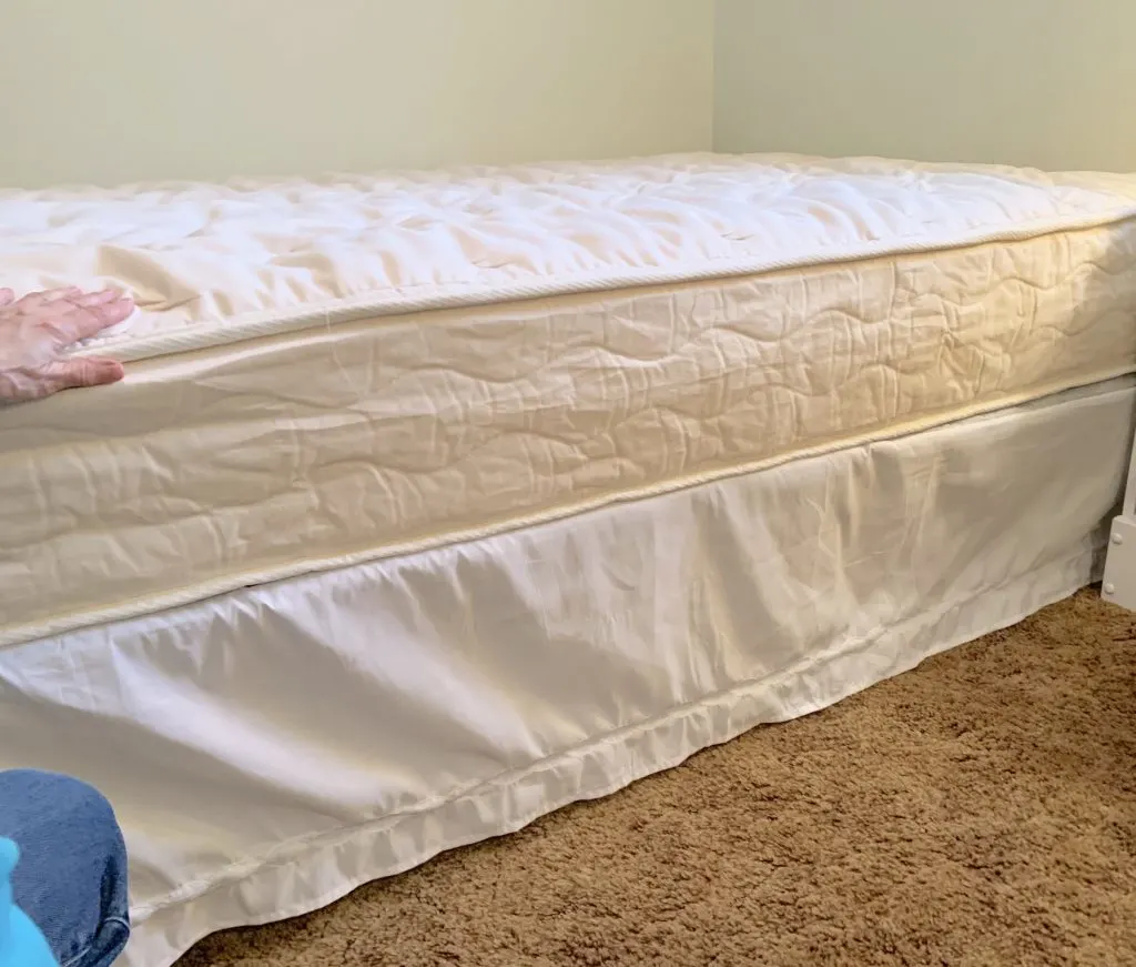 joybed mattress on bed frame 