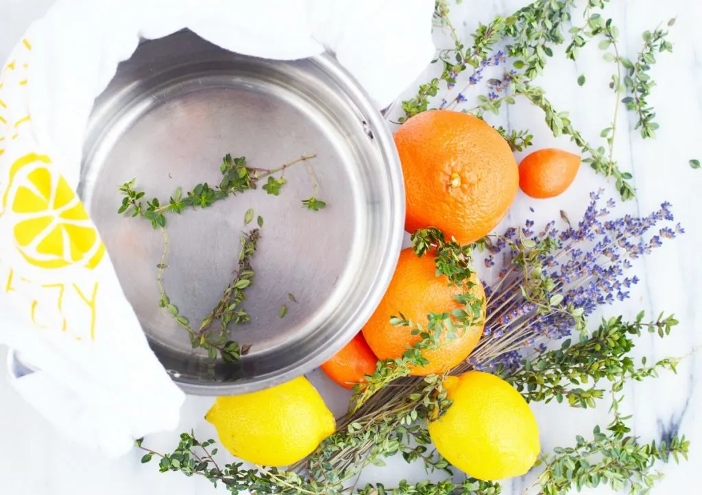 Stovetop Potpourri Recipe: Lemon Lavender Herb Simmer Pot - Get Green Be  Well