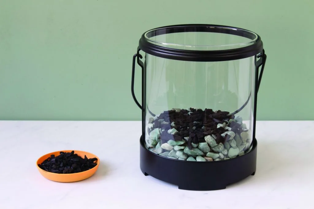 Glow in the Dark Lantern Terrarium Activated Charcoal