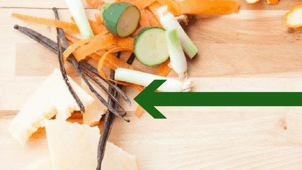 used vanilla beans food waste