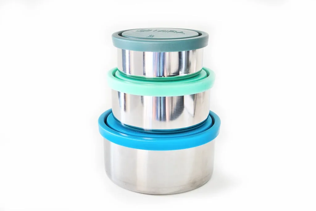 MIRA stainless steel nesting bowls food containers