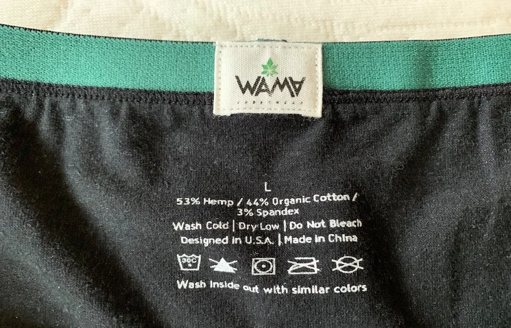 black hemp underwear mens