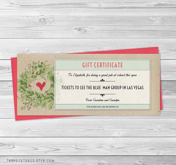 Best Christmas Gift Certificate