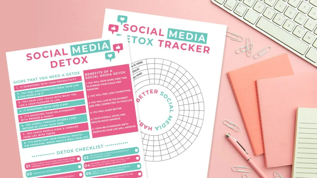 social media detox checklists