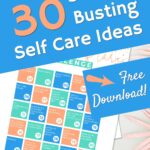 30 days of self care bingo card