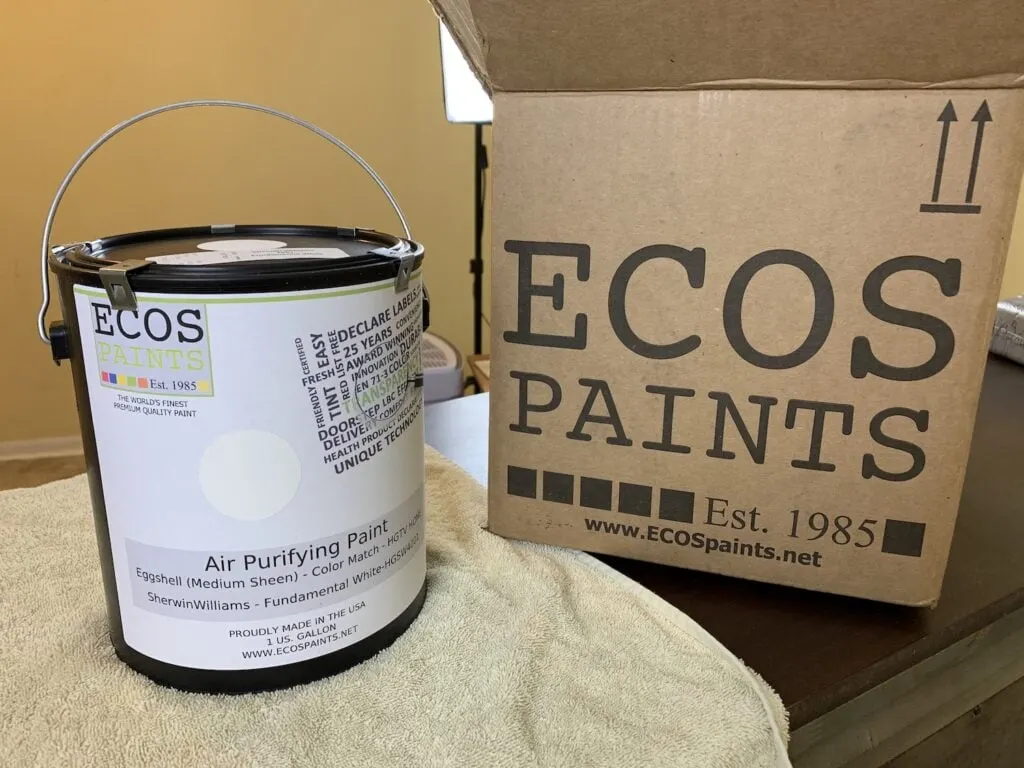 ECOS Paint can and box