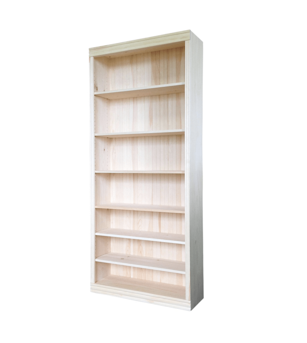 Best Unfinished Solid Wood Furniture, Unfinished Pine Bookcases