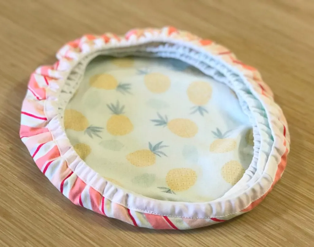 Fabric Bowl Cover Tutorial - Get Green Be Well