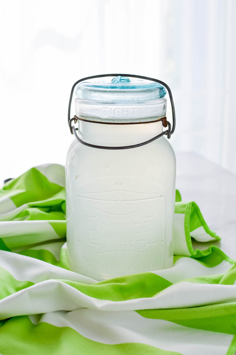 Homemade Liquid Laundry Detergent for Sensitive Skin Get Green Be Well