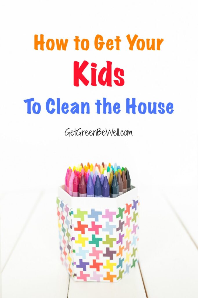 box of crayons isolated on white background