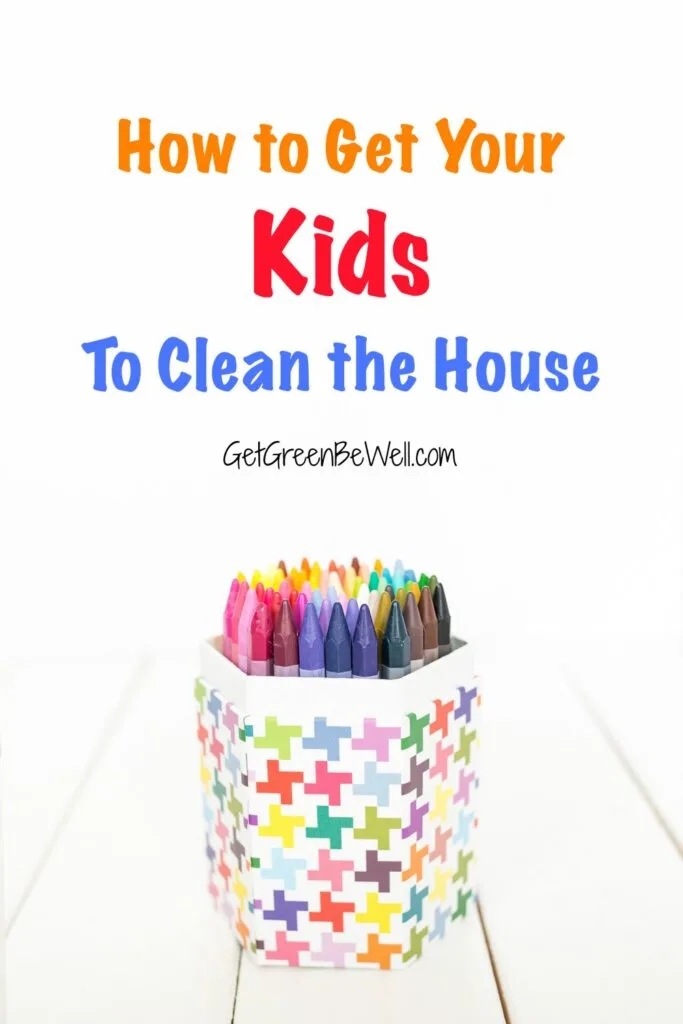 box of crayons isolated on white background