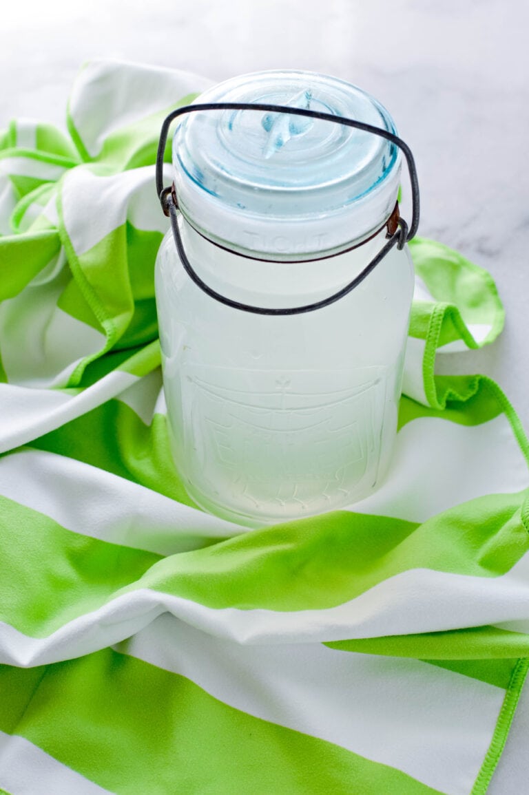 Homemade Liquid Laundry Detergent for Sensitive Skin Get Green Be Well