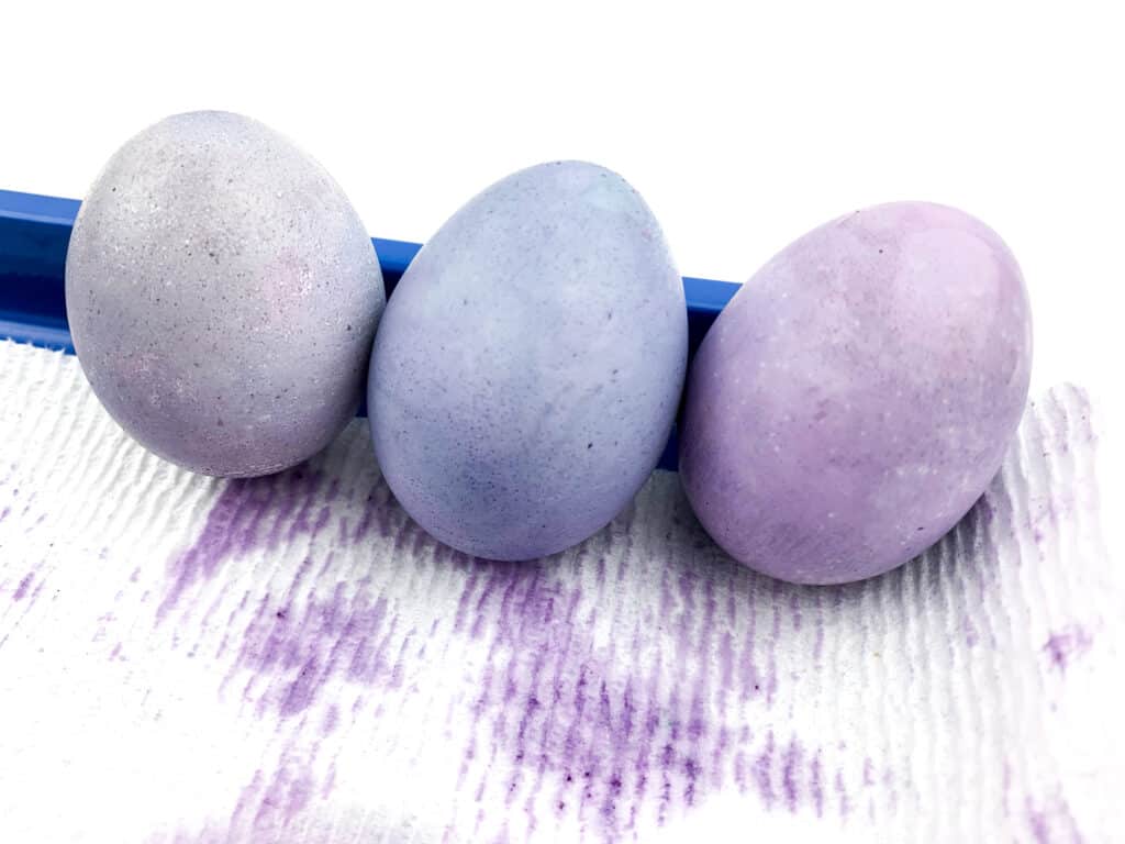 Blueberry Dyed Egg Step 9