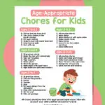 chores chart for kids