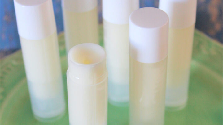 diy beeswax lip balms in tubes