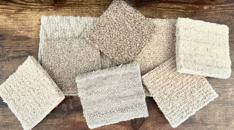 chemical free rug samples