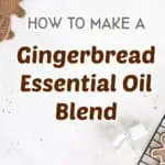 How to make a gingerbread-blend essential oil.