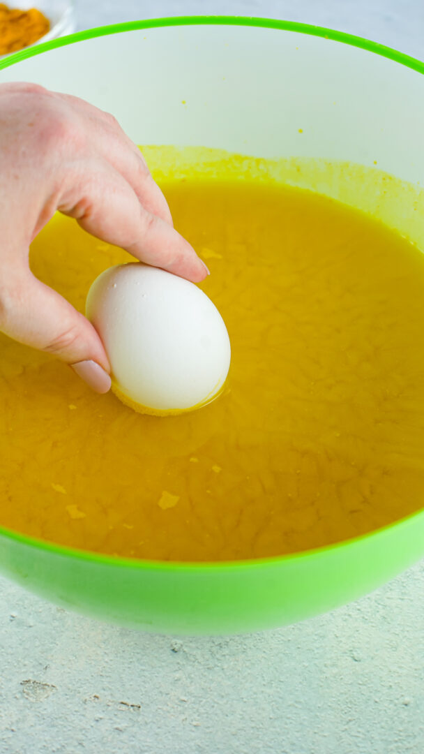 How to Dye Eggs with Turmeric Vibrant Yellow Color! Get Green Be Well