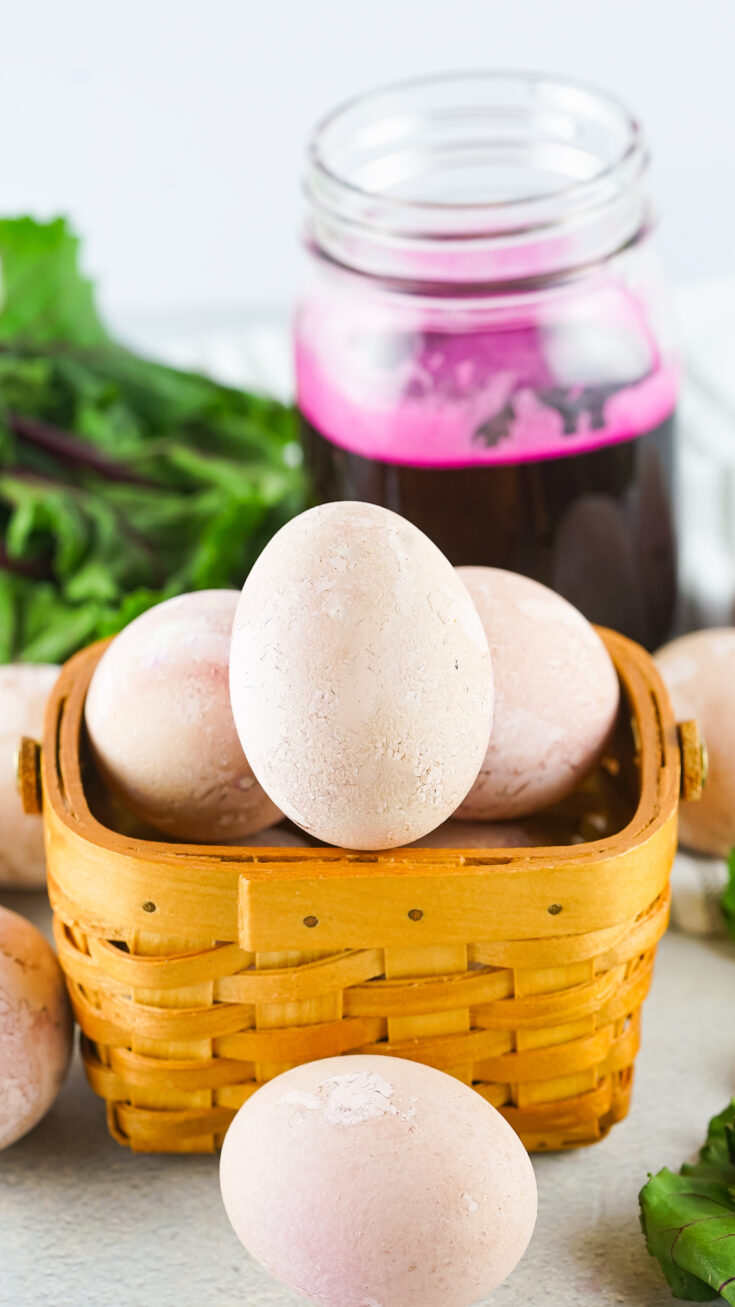 How to Dye Eggs with Beets Pastel Pink Color! Get Green Be Well
