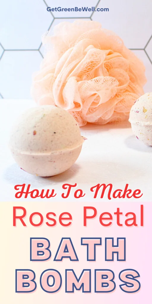 DIY Rose Petal Vanilla Bath Bombs - A Life Adjacent