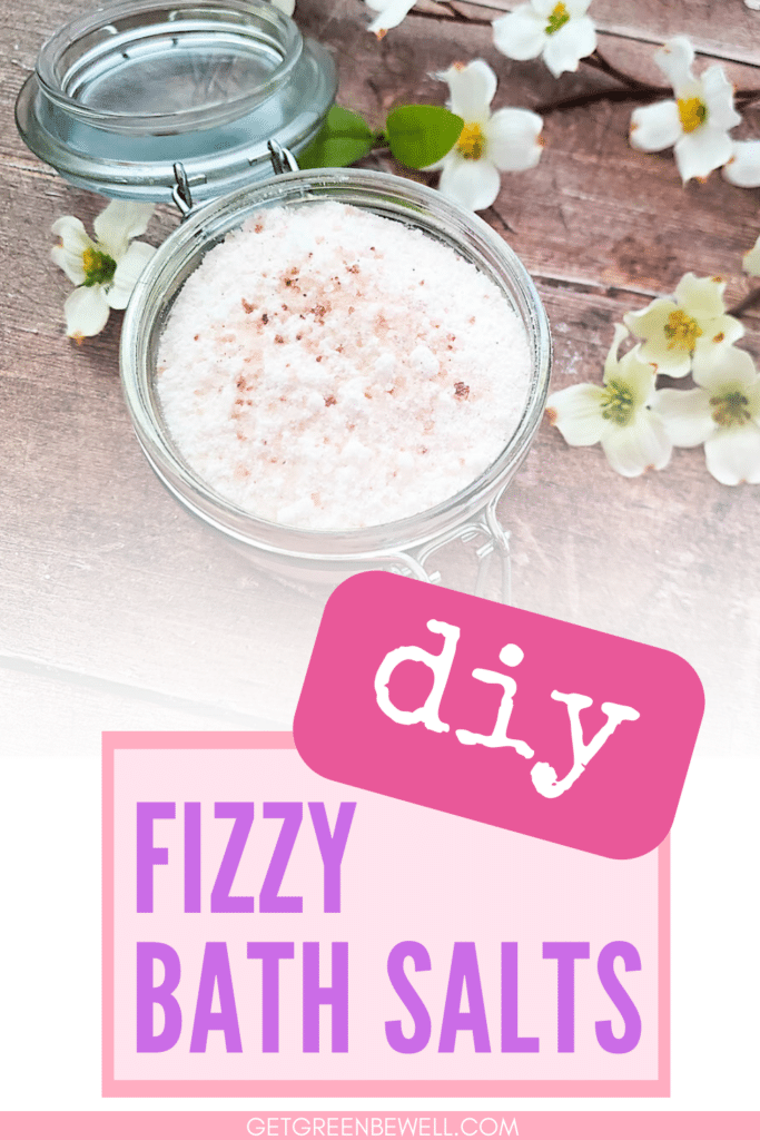 Create your own fizzy bath salts at home with this DIY recipe.