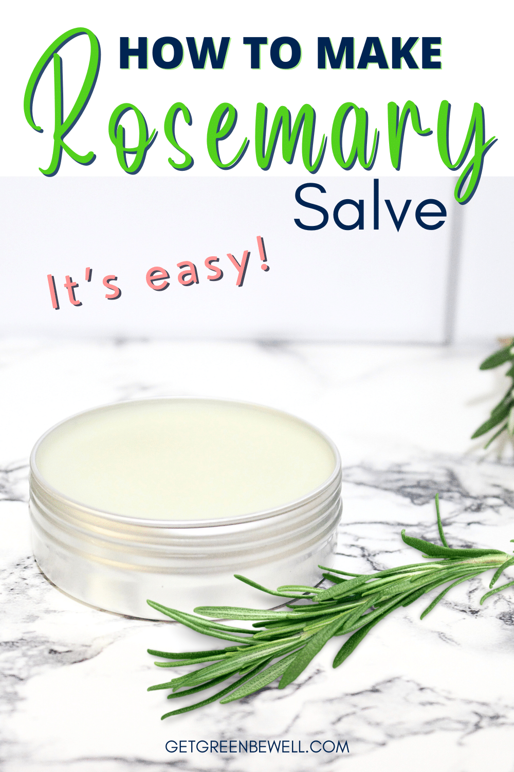 Making a rosemary salve is an easy process that can yield effective results.